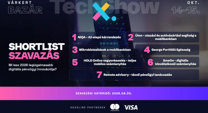 Melyik fejlesztés teszi egyszerűbbé a mindennapi pénzügyeket? Hét projekt a TechShow X. rövidlistáján