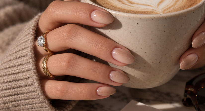A latte köröm az ősz legfinomabb manikűrtrendje