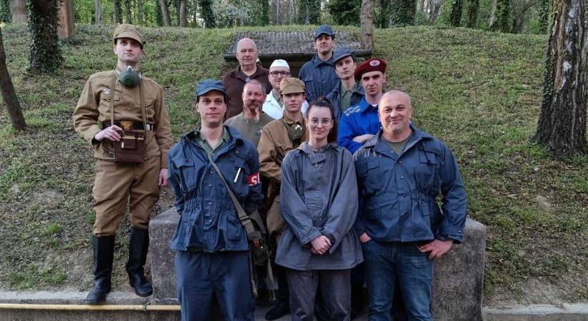 A bakonyi atombunker légiharcok emlékeit is őrzi – megmutatjuk az erdőbe rejtett objektumot (galéria)