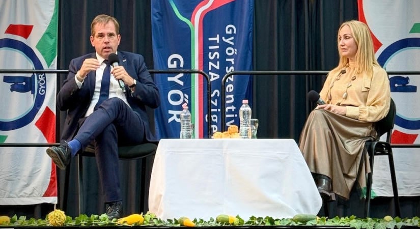 A TISZA-kormány első hónapjairól és az előző rendszer örökségéről beszélt Ruff Bálint Győrben - a helyi fejlesztésektől az egészségügyön át a korrupciós ügyekig számos kérdés szóba került
