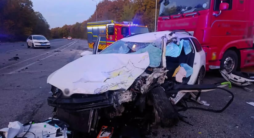 Személyautó vezetője sérült meg egy ungvári balesetben
