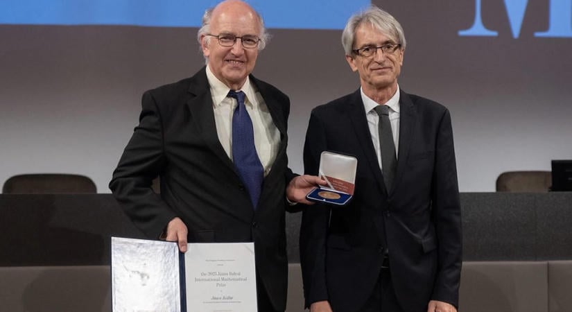Először vehette át magyar matematikus a nemzetközi Bolyai-díjat