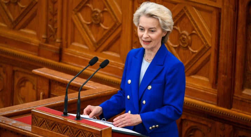 Ursula von der Leyen az 1956-os megemlékezésen: "a magyaroknak nem kell elmagyarázni, mit jelent a demokrácia újjáélesztése"