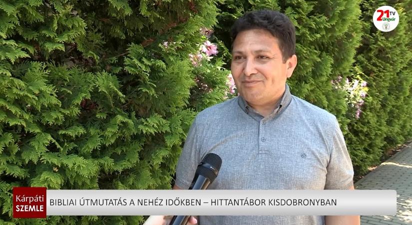 Bibliai útmutatás a nehéz időkben – hittantábor Kisdobronyban (videó)