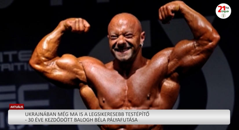 Ukrajnában még ma is a legsikeresebb testépítő - 30 éve kezdődött Balogh Béla pályafutása (videó)