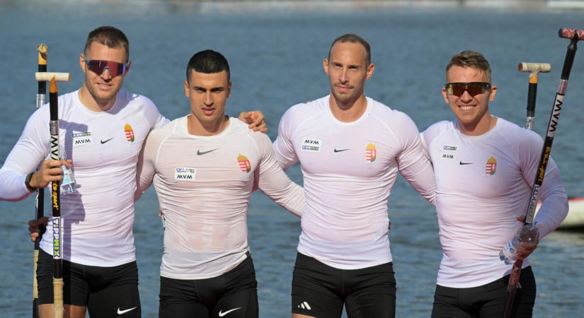 Óriási siker: megvédte világbajnoki címét férfi kajak négyesünk!