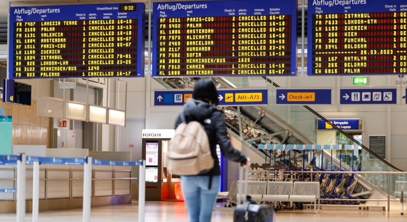 Légi vészhelyzet miatt lezárták a nürnbergi repülőteret