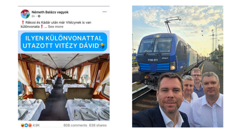Vitézy Dávid: „Valóban ültem egy vonaton” – ezért futott nosztalgiakocsi a még át sem adott belgrádi vonalon
