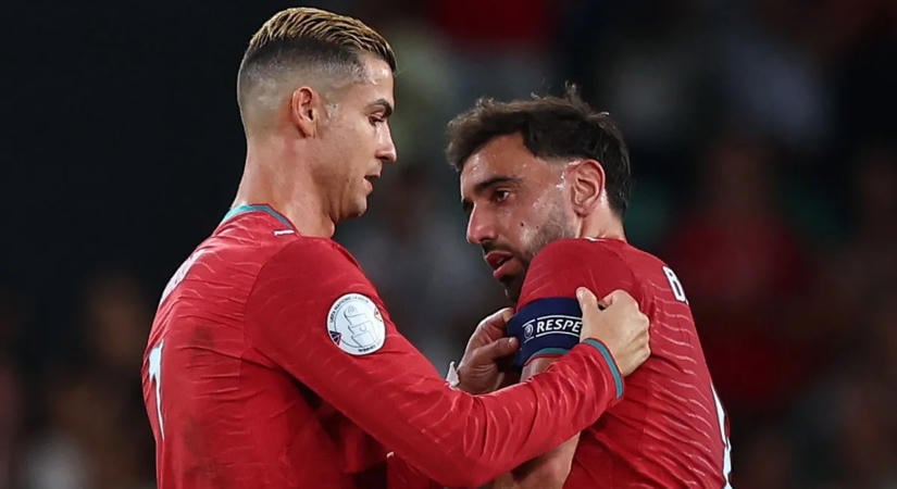 Bruno Fernandes: Akármi történik, Cristiano Ronaldo a legnagyobb szimbólumunk marad