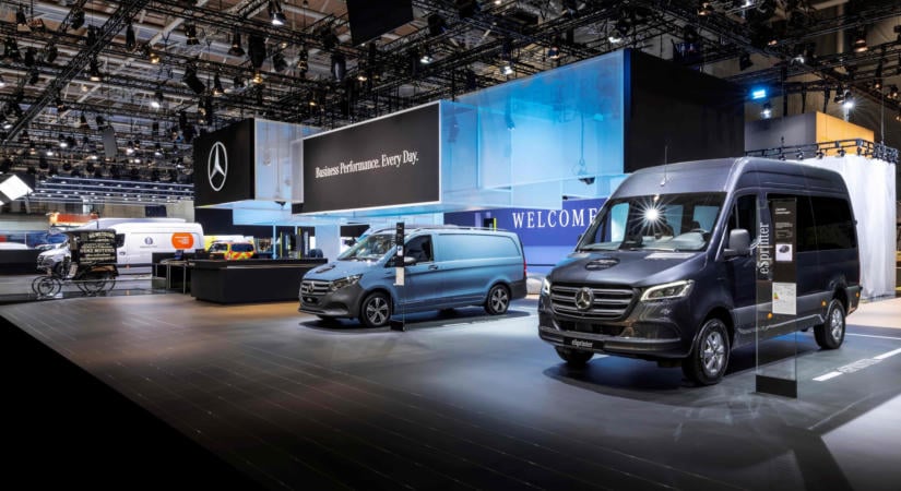 Új korszak a Mercedes-Benz kishaszonjárműveinél: elektromos VLE, digitális ökoszisztéma és a jövő Sprintere Hannoverben