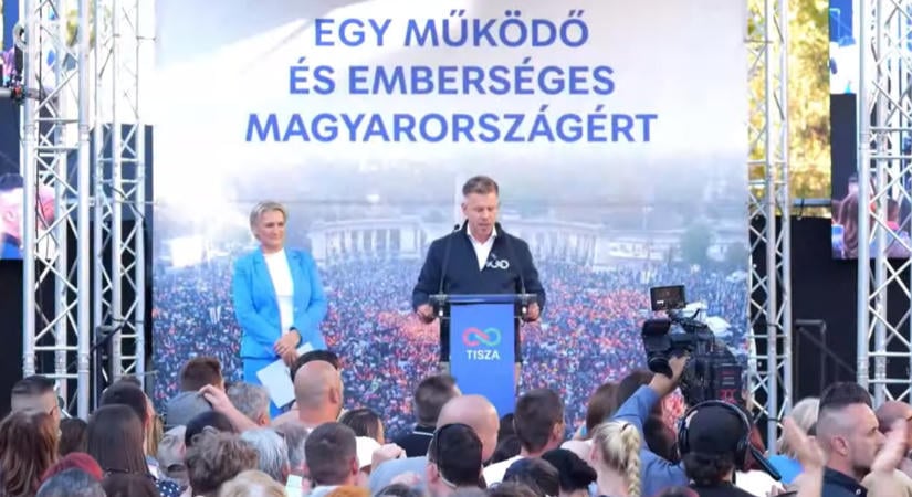 Magyar Péter Kisvárdán: higgyetek és bízzatok a bátor magyar nőkben!
