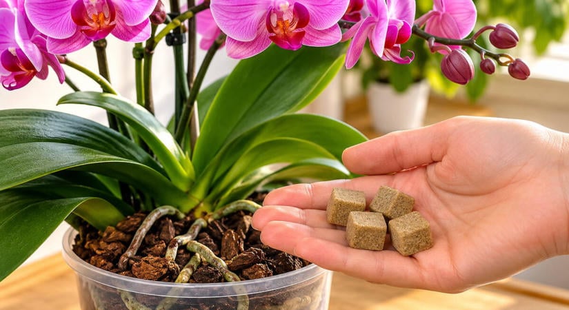 A virágboltos árulta el: Adj ebből 4 kockát az orchideádnak, nem elég, hogy örömmel fogja fogadni, még fel is élénkül