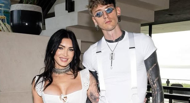 Megan Foxszal közös kislányával jelent meg egy videóban Machine Gun Kelly