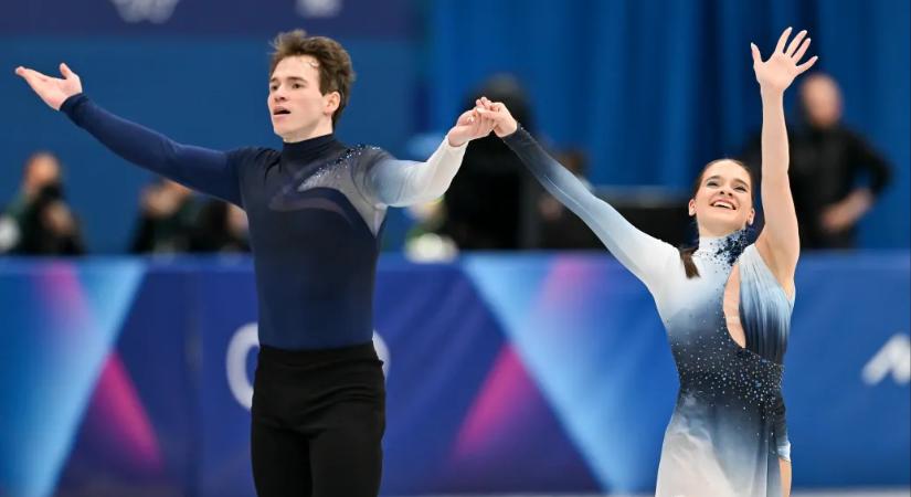 „Egyszerűen tökéletes volt, ennél jobban nem is csinálhattuk volna” – nagyon büszke az olimpiai negyedik helyre a magyar műkorcsolyapáros
