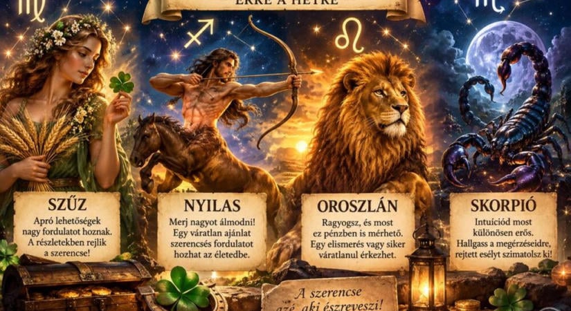 Horoszkóp 4 csillagjegynek akikre a hét második felében rászakad a szerencse