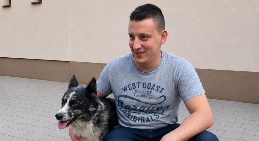 Hihetetlen! Csaknem két év után tért haza Lucky, a celldömölki cukrász kutyája