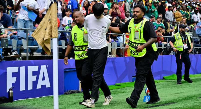 Botrányos jelenetek a foci-vb-n: rendbontók miatt szakadt félbe a Belgium–Szenegál mérkőzés - galéria