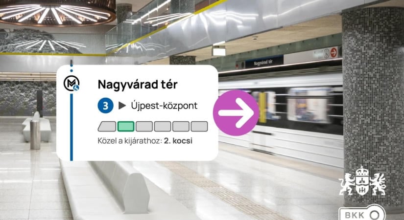 Már azt is megmondja a mobilod, melyik metrókocsiba szállj be