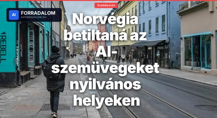 Norvégia betiltaná az AI-szemüvegeket nyilvános helyeken