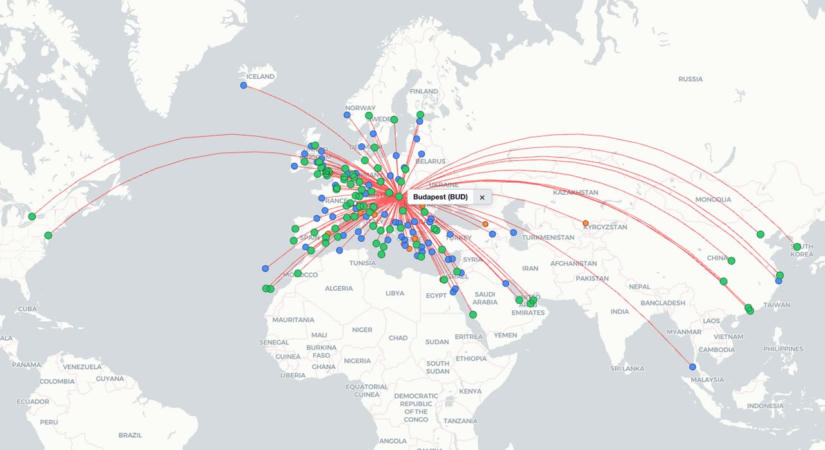 Ezekre a helyekre repülhetsz közvetlenül Budapestről 2026/2027 telén