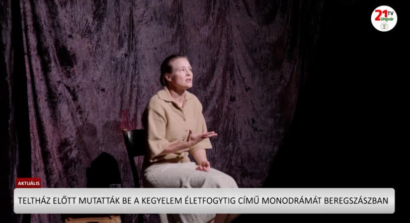 Aktuális (2026.10.16) – Teltház előtt mutatták be a Kegyelem életfogytig című monodrámát Beregszászban (videó)