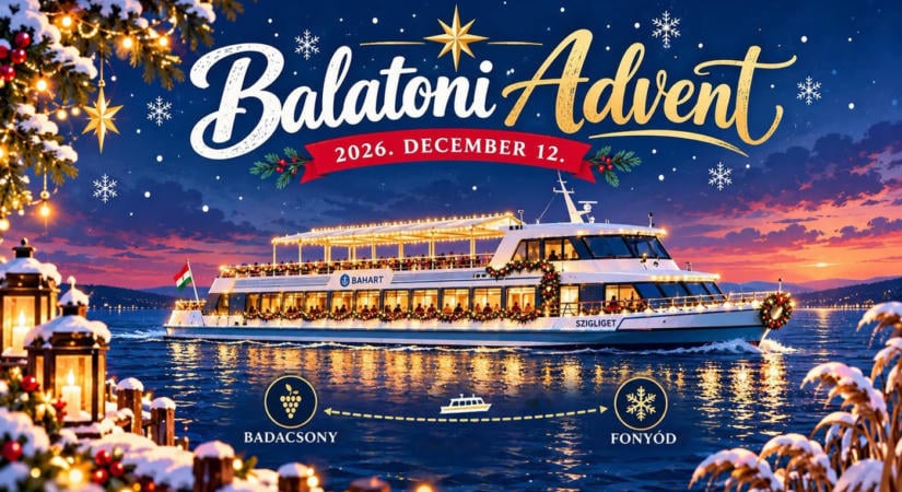 Balatoni advent: Badacsony – Fonyód hajóval a karácsonyi vásárba