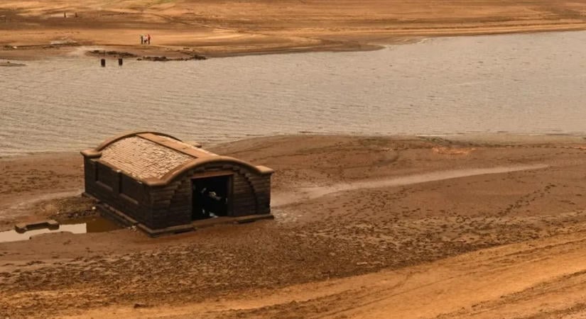 Több mint 80 éve eltűnt falvak bukkantak elő a tartós aszály miatt – videó