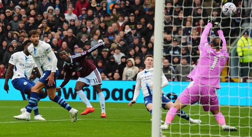 Hiába Haaland újabb gólja, az Aston Villa elvette a Man. City veretlenségét