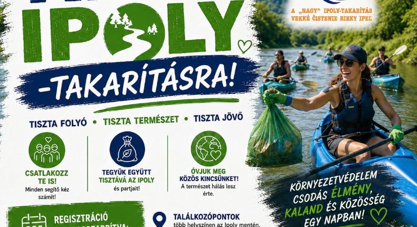 Július 31-ig várják az önkéntesek regisztrációját a Nagy Ipoly-takarításra