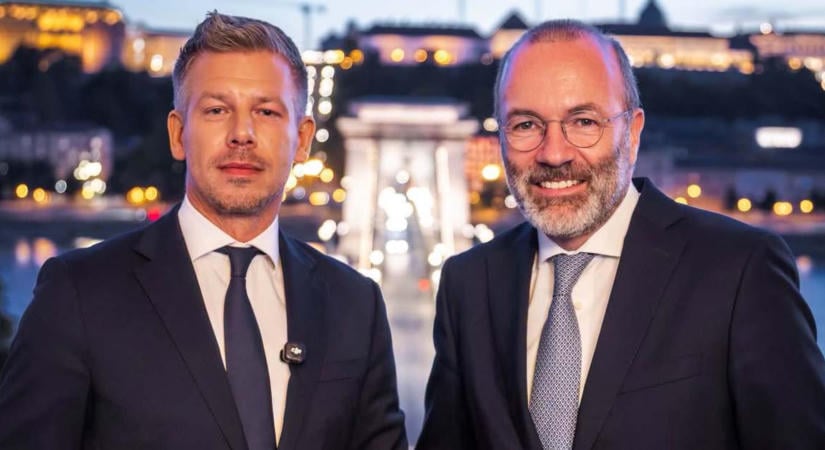 Manfred Weber Budapesten találkozott Magyar Péterrel