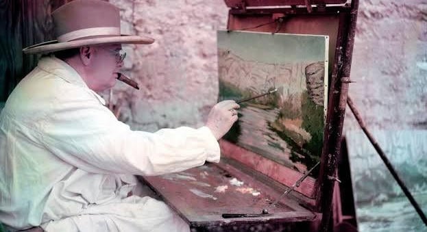 SIR WINSTON, A FESTŐ Winston Churchill: The Painter / Wallace Collection, London