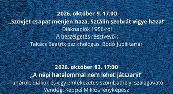 1956-os programok a Berzsenyi Dániel Könyvtárban