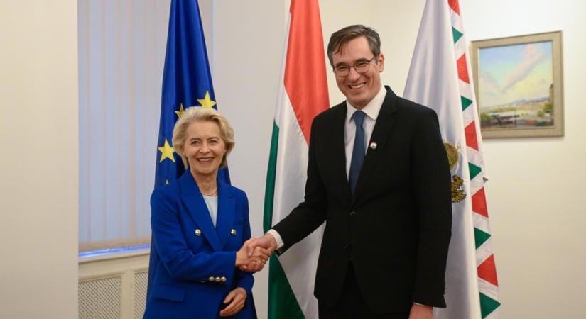 A Városházán fogadta Karácsony Gergely Ursula von der Leyent, közös kép is készült