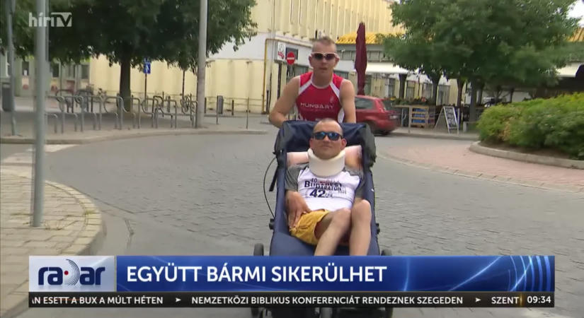 Félmaratonra készül a Boronkay Péter és Nagy András páros
