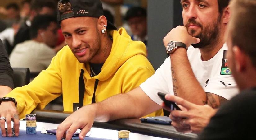 Neymar a brazilok vb-kudarca után Las Vegasban maradt pókerezni – videó