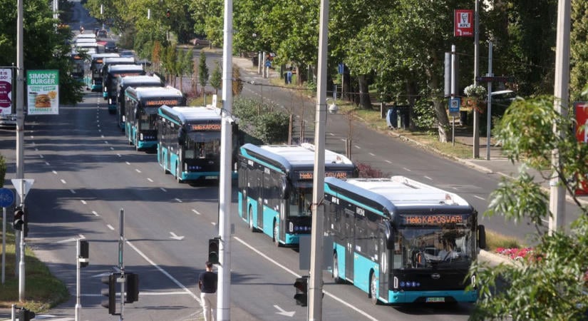 Figyelem! Több kaposvári buszjárat terelőútvonalon közlekedik augusztus közepéig