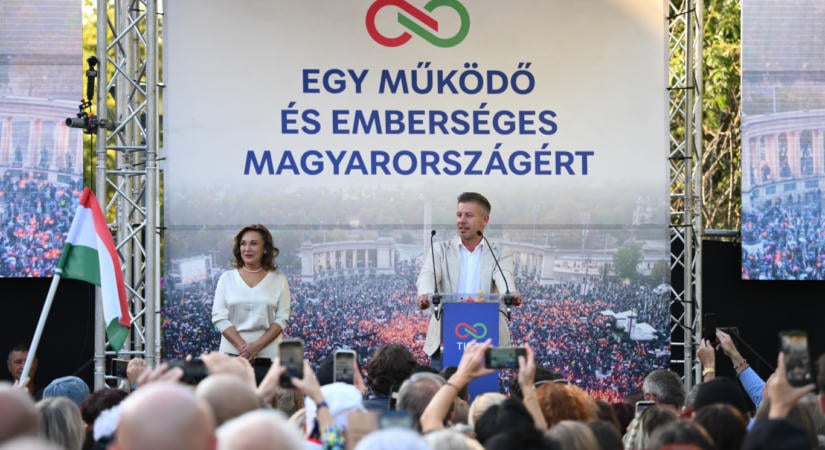 Kihallgatták, majd szabadon engedték a rendőrök azt a férfit, aki tojással próbálta megdobni Magyar Pétert Szolnokon