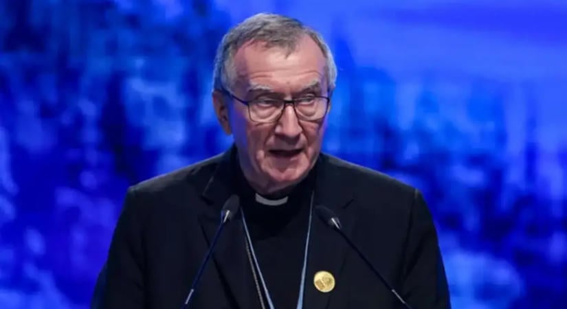 Parolin bíboros azonnali és teljes tűzszünetet sürgetett az ukrajnai háborúban