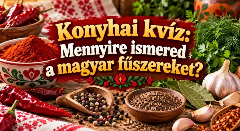Konyhai kvíz: Mennyire ismered a magyar fűszereket? 9 kérdés az igazi háziasszonyoknak
