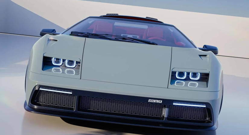 Tombol az analóg retró: ordító V12-es, kézi váltós, nyitott tetős új Lamborghini Diablo érkezett