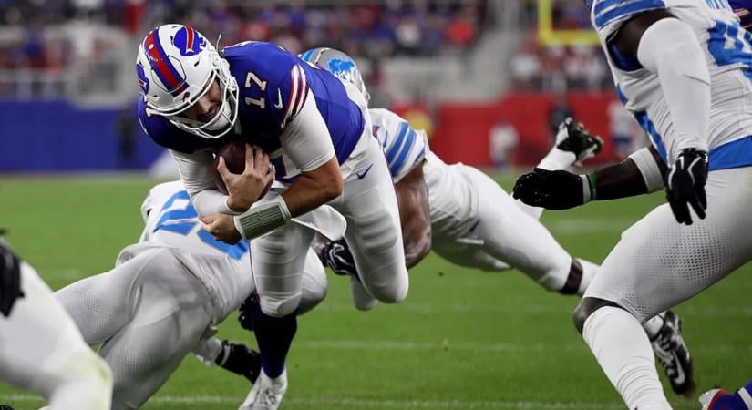 Nem lassít a Bills: a Lions ellen 41 pontot szerezve avatta fel új stadionját a Buffalo – videó