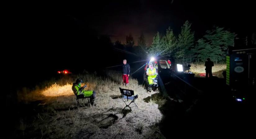 Egész éjjel keresték a kutató-mentők a Cegléd környékén eltűnt 82 éves férfit