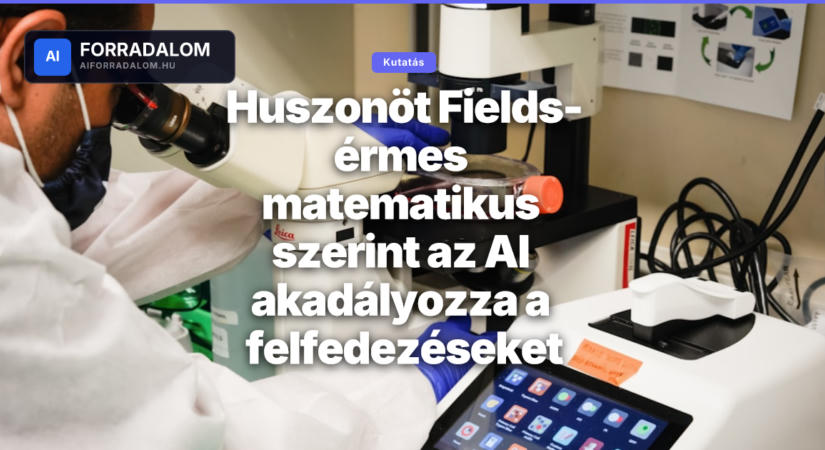 Huszonöt Fields-érmes matematikus szerint az AI akadályozza a felfedezéseket