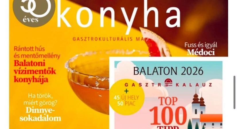 A Magyar Konyha TOP 100-as éttermei közé került a balatomáriafürdői Port Étterem & Panzió