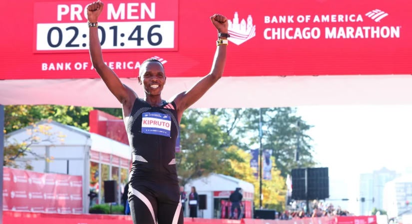 A kenyai Amos Kipruto nyerte a Chicago Marathont