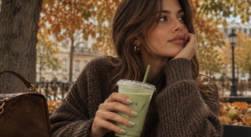 A tejes matcha az ősz legmenőbb körömszíne, így viselheted tökéletesen