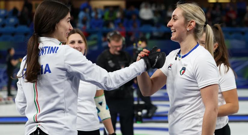 Megvan az olasz női curlingesek első győzelme a téli olimpián
