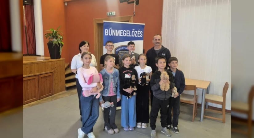 Állatvédelmi bűnmegelőzési napot rendezett a Barcsi Rendőrkapitányság az iskolásoknak