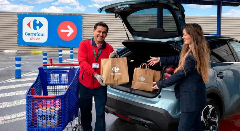 Egyre népszerűbb az autós rendelésátvétel a spanyol Carrefournál