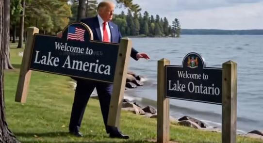 Trump gépfegyveres, parókás ludakkal ünnepelte, hogy átnevezett egy tavat, a Google már át is írta a térképein